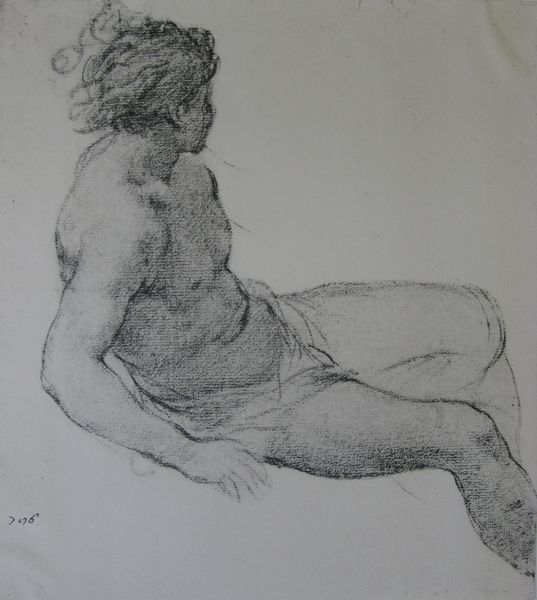 Study of Male Figure, seated